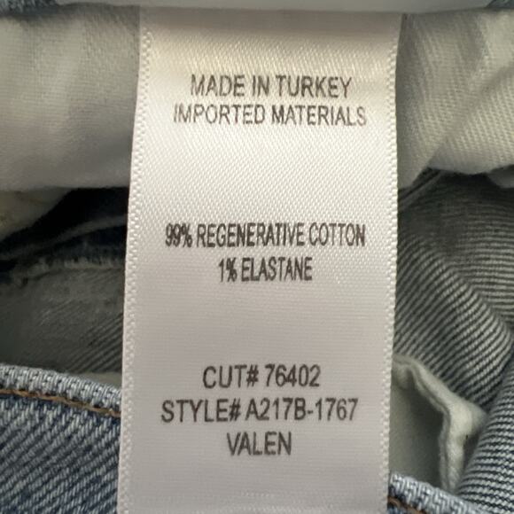 Agolde Valen Straight Leg Jeans Womens 25 Classic High Rise Capsule Wardrobe Z16 - Picture 8 of 9